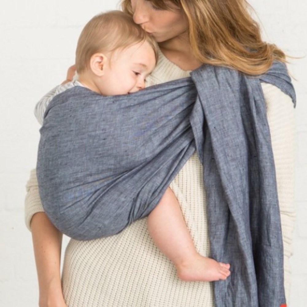 Sakura Bloom Ring Sling Carrier- Black Currant